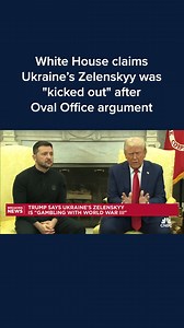 A White House official said that after Ukrainian President Zelenskyy and President Trump left the Oval Office the Ukraine leader went into a so-called hold room in the West Wing of the White House, which is normal protocol. Trump then issued a post on social media saying Zelenskyy would be welcome back when he wants peace. National Security Advisor Michael Waltz and Secretary of State Marco Rubio then went to the hold room to tell Zelenskyy his White House visit was over, the official said. Read