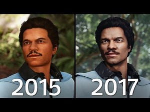 Lando Calrissian Battlefront 1 (2015) vs Battlefront II (2017) Graphics Comparison