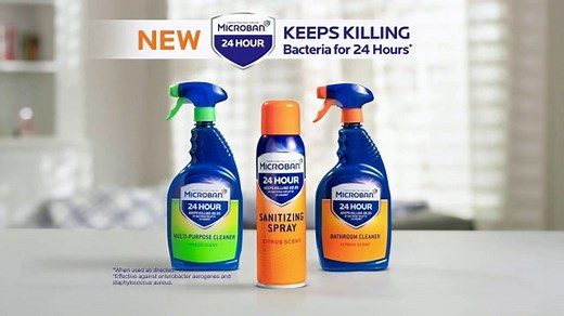 Microban 24 Hour TV Spot, 'Keeps Killing Bacteria'