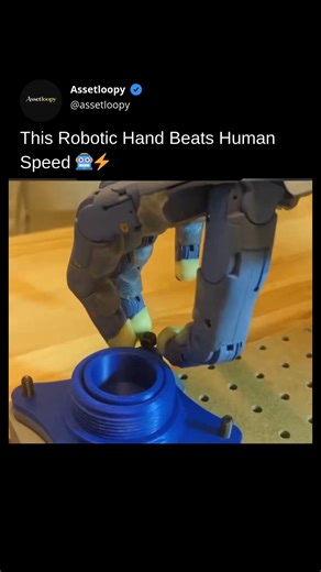 AssetLoopy on Instagram: "A human hand reacts. A robotic hand executes. 🤖⚡ This breakdown exposes the real difference between biological limits and engineered performance. What looks like simple motion is actually a synchronized system of sensors, actuators, processors, and micro-level timing control. Signals are processed. Motors respond. Feedback is corrected. Motion is optimized. Every movement is calculated to achieve speed, accuracy, and repeatability beyond human capability. In advanced e