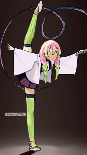 Military dance!! (PT3) #mitsuri #fypシ #kny #demonslayer #art #militarydance #mitsurikanroji