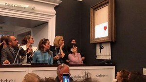 Iconic artwork 'shreds itself' after selling for $1.4 million