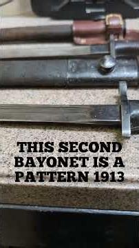 BRITISH SWORD BAYONETS #ww1 #ww2 #bayonet #weaponhistory