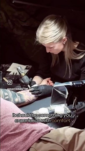 Tattoo Pain Levels Explained With Artist: @anavesninatattoo