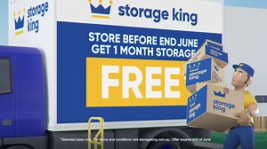 1.8K views |  Final Week - 1 Month Storage Free!*  Trust Storage King's 5-star Canstar-rated self-storage services for your needs. Selected sizes only. T&C visit website. Offer Expires end of June! | Storage King Australia | Facebook
