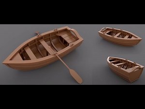 Autodesk Maya 2020 - How to Make a Simple Stylized Boat