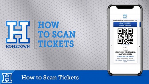 Hometown Gate App: How to Scan Tickets