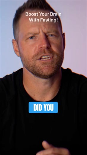 Did you know you could give your brain a boost with fasting? #fasting #brainhealth | Dr. Livingood