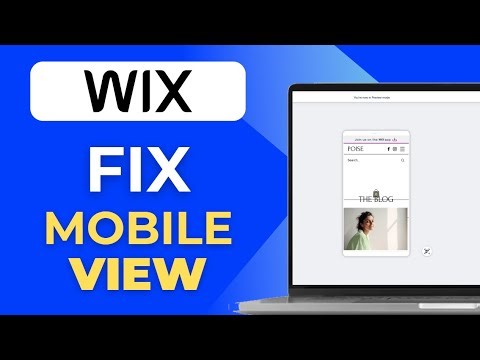 How To Fix Mobile View On Wix Website (Working 2025)