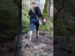 Hunter Wellies, waterfalls and water mills at Welland!