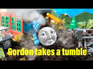 Gordon takes a tumble
