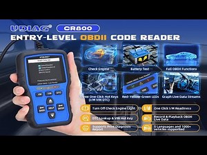 UDIAG CR800: The BEST Budget OBD2 Scanner in 2024 ?
