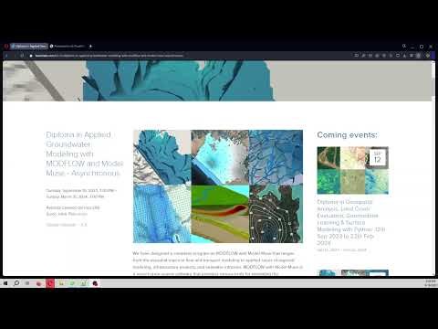 Intro to Diploma in Applied Groundwater Modeling with MODFLOW and Model Muse - Asynchronous