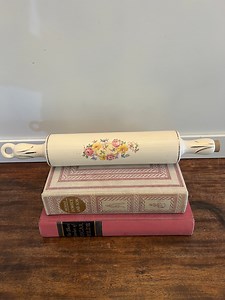 Vintage Harker Pottery Ceramic Hollow Rolling Pin With Handpainted Floral Detail - Etsy