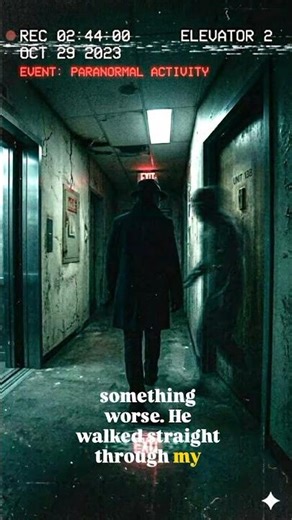 Short Scary Story: Someone Left the Elevator at 2:43 AM 😨#shorts