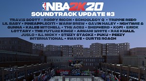 New tracks added to NBA 2K20 in new soundtrack update