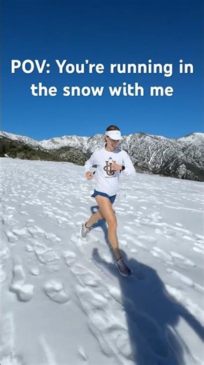 Snowy Run! ☃️ #snow #run #runner #running #outdoors #hike #adventure #nature #views #workout #vibes