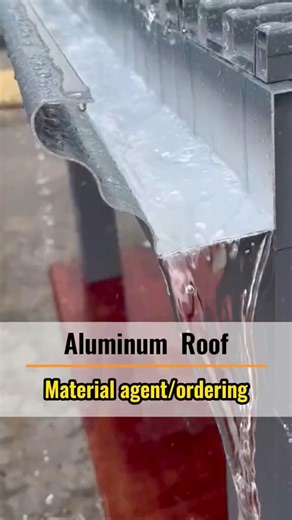 If I had known this, who would have used asphalt shingles? #aluminum #aluminumroof #metalroof #roof #installation #wanjiaaluminumindustry | Aluminum Alloy Roof