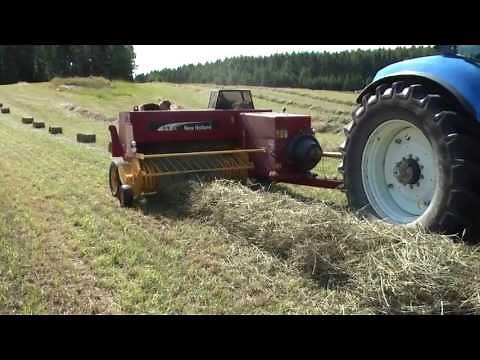 Baling Hay in Sweden 2013