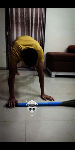 Broom push-up challange accepted.