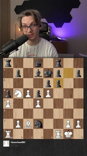 Insane queen sacrifice. You have to see this