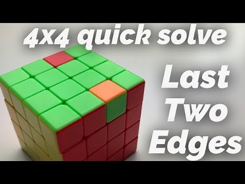 4x4 Last Two Edges Quick Tutorial **Updated**