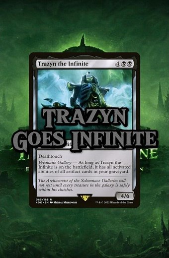 Trazyn Goes Infinite With This Single Card Combo💀