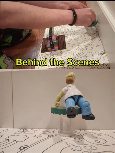 Behind the Scenes Homer Not a Zombie? ‪@JAKKSPacific‬ The Simpsons Stop Motion