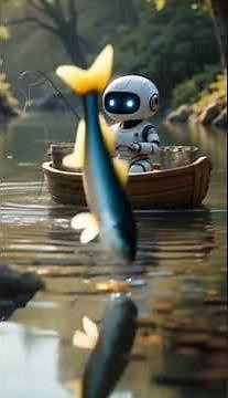 "Robot Fishing in the River | Futuristic Fishing Technology in Action!"