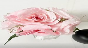 Instant coffee filter roses into topiary | Just That Perfect Piece