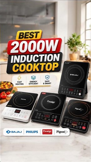 Stop Wasting LPG! ⚡ Best 2000W Induction Cooktop for Fast Cooking 🚀