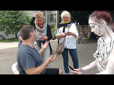 Live Body Art 😍 from The West Side of NYC