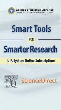 🔎 Smart Tools for Smarter Research - Elsevier ScienceDirect