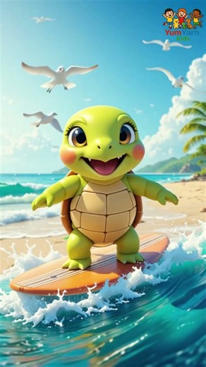 Timmy Turtle’s Beach Adventure# Viral Short# Kids#