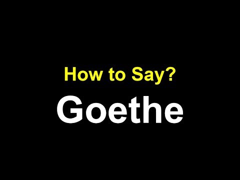 How to Pronounce Goethe Correctly (American & British Accent)