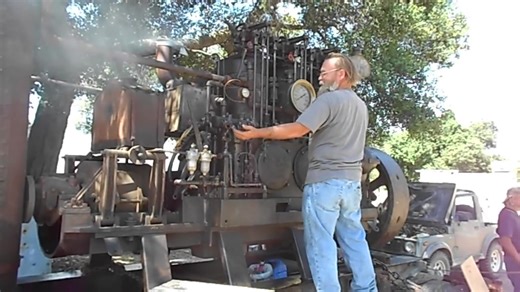 Atlas 3 Cylinder Diesel 1927 Tug Boat Engine  #video #engine Part 1 | Muskan sharma | Facebook