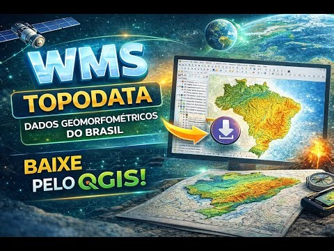 Web Map Service dos dados Topodata pelo QGIS