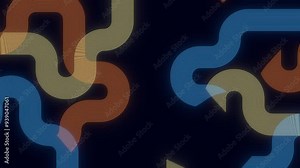 Vintage Striped Backgrounds, Loop Samples, Retro Colors from the 1970s 1980s, 70s, 80s, 90s. retro vintage 70s style stripes background footage lines. shapes moving design eighties seamless loop