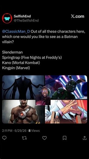 Which Character Would Make A Great Batman Villain