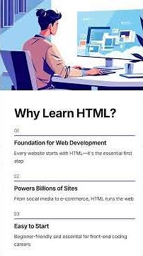 HTML Tutorial for Beginners 2025 | #html #ytshorts #shortsvideo #viralvideo