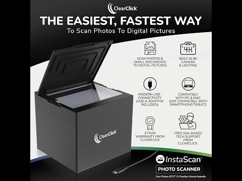 ClearClick InstaScan Photo Scanner Review - 4K Scanning & Instant Results
