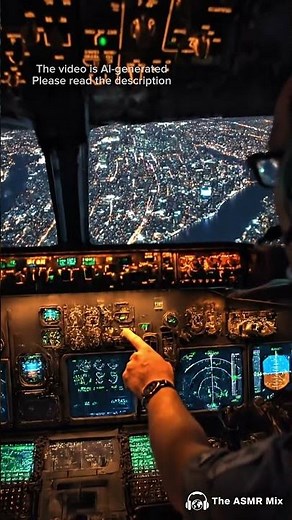 Calm Night Cockpit POV