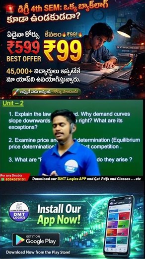 Fundamentals of Economics Important questions in Just 60 Seconds
