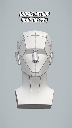 BEST 3D LOOMIS MODEL UNDERSTAND DIFFERENT HEAD ANGLES EASILY!