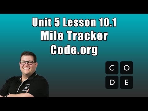 Code.org Unit 5 Lesson 10.1 - Mile Tracker