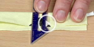 Watch as we demonstrate how to reduce seam allowance bulk in piped seams. This easy-to-follow grading technique will help create smooth piping details. Watch more: http://trib.al/McFHEuF | Threads Magazine