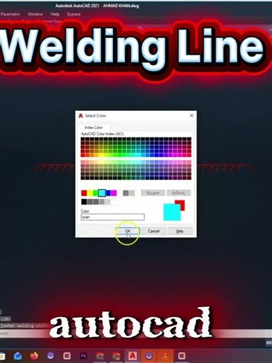 Create Welding Symbols Fast in AutoCAD ⚡ One Click Method | #viralshorts