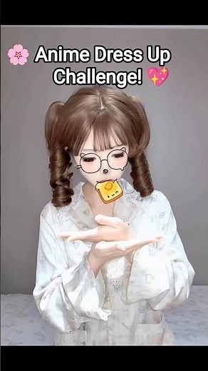 ✨ Anime Girl Dress Up Transformation 💖 | Cute Fashion Challenge #Shorts