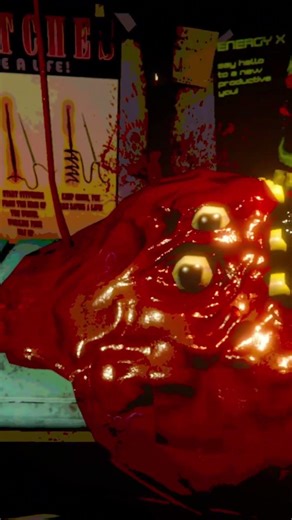 Horror game of a red blob #ytshorts #shortsfeed #staywithme