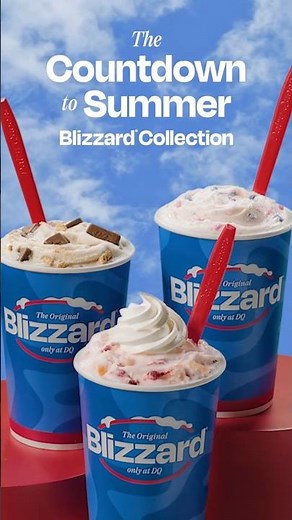 The Countdown to Summer Blizzard Collection | Dairy Queen #dq #mukbang #asmr #blizzard #dairyqueen